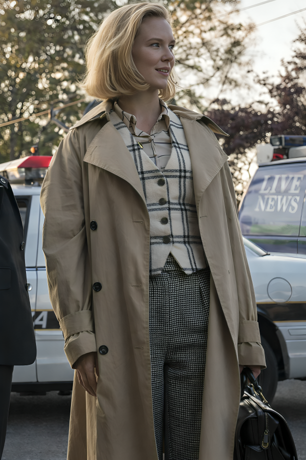 Scarpetta Rosy McEwen Trench Coat - Image 1